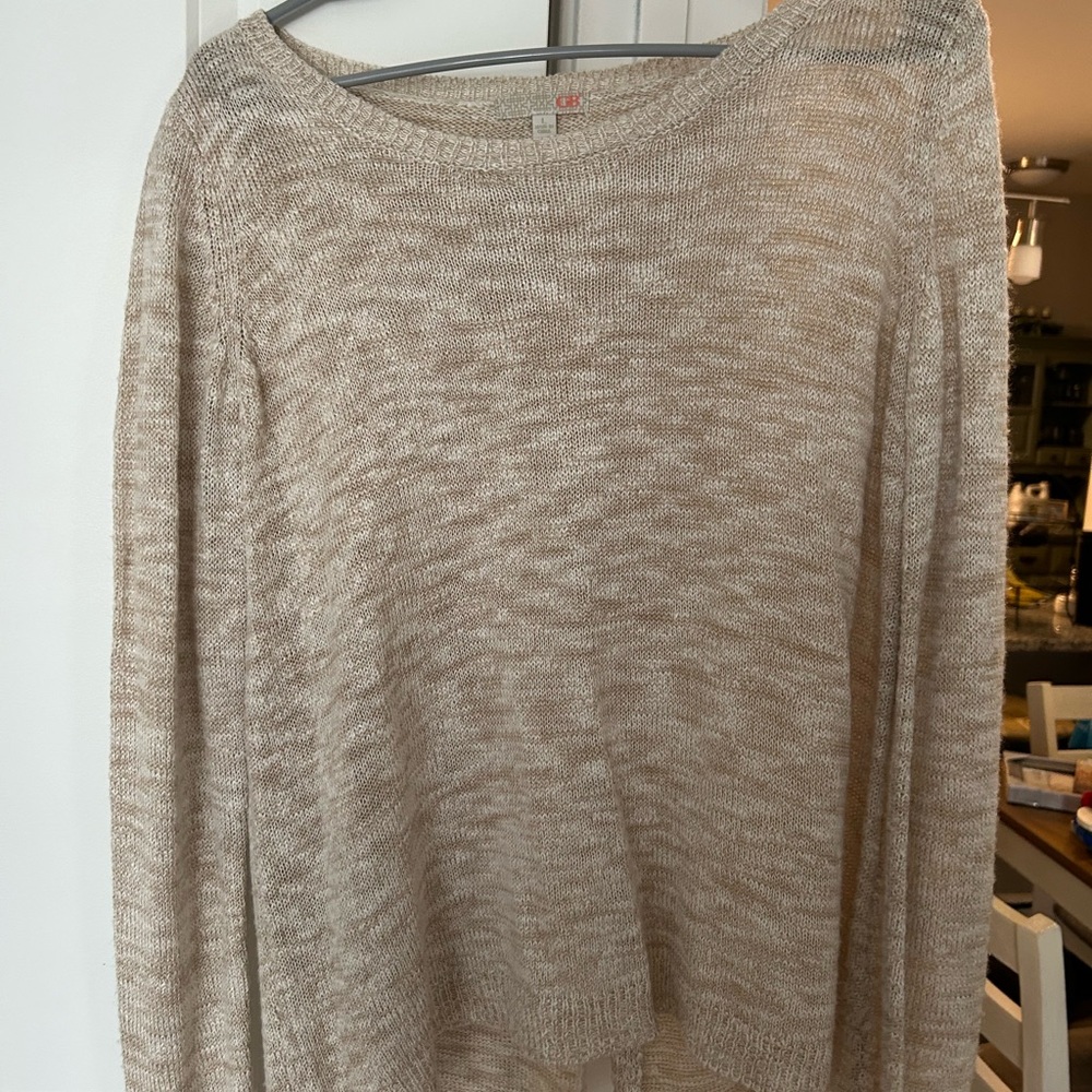 Gianni Bini Cream Knit Top